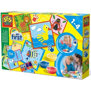 SES Creative: My First Work Of Art - Finger Painting Craft Set, Ages 1+ - 1 of 4