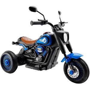 Topteng 3 Wheel 6V Kid Ride On Motorcycle Electric Toy with Colorful Light and Music - 1 of 4