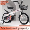 INFURNIC Bicycles 16 Inch Kids Bike with Training Wheels and Adjustable Saddle for Boys and Girls, White, 43.3"*20.3"*28.9" - 4 of 4