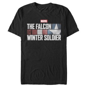 Men's Marvel The Falcon And The Winter Soldier Shield Logo T-Shirt - 1 of 4