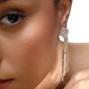 Women's Dangling Drop Earrings - Champayne Gold - 4 of 4
