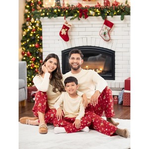 Fruit of the Loom Christmas Holiday Family Matching Pajama Sleep Sets, Sizes XS-3XL - 1 of 4