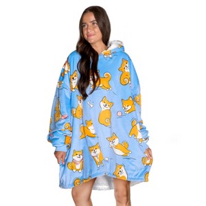 The Bare Homey - Adult Wearable Blanket - Fleece Side Pockets - 1 of 4