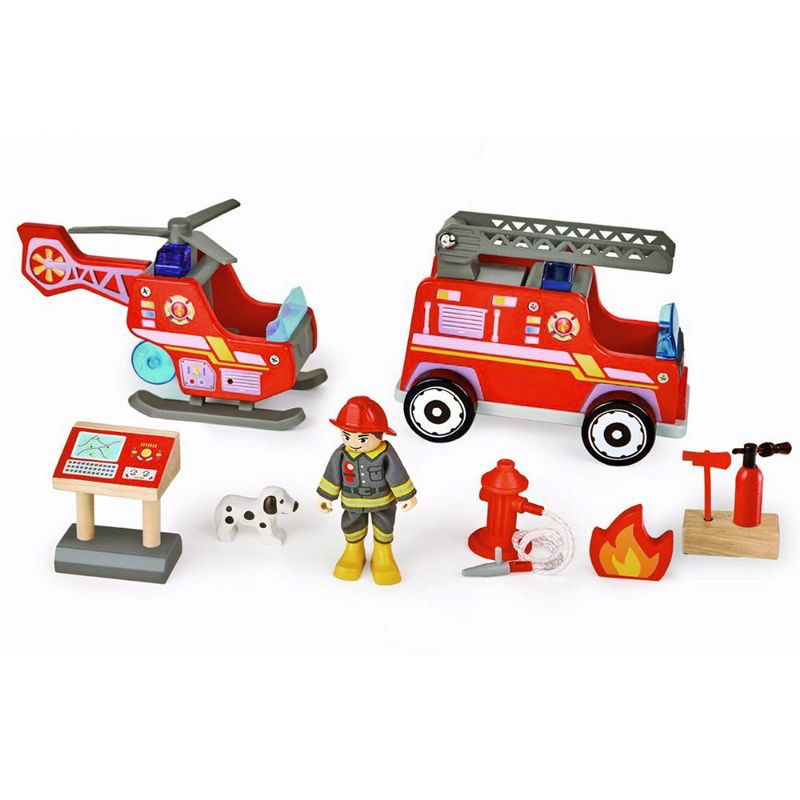 HAPE Tri-level Wooden Fire Station, 3 of 7