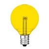 Novelty Lights Glass G40 Globe Hanging LED String Light Replacement Bulbs E12 Candelabra Base - image 4 of 4