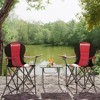 SONGMICS Folding Camping Chair, with Comfortable Sponge Seat, Cup Holder, Heavy Duty Structure, Outdoor Picnic Chair - 4 of 4