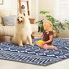 Soft Washable Area Rug, Non-Slip Boho Modern Carpet, Pet Friendly Floor Rug for Living Room Bedroom - 3 of 4