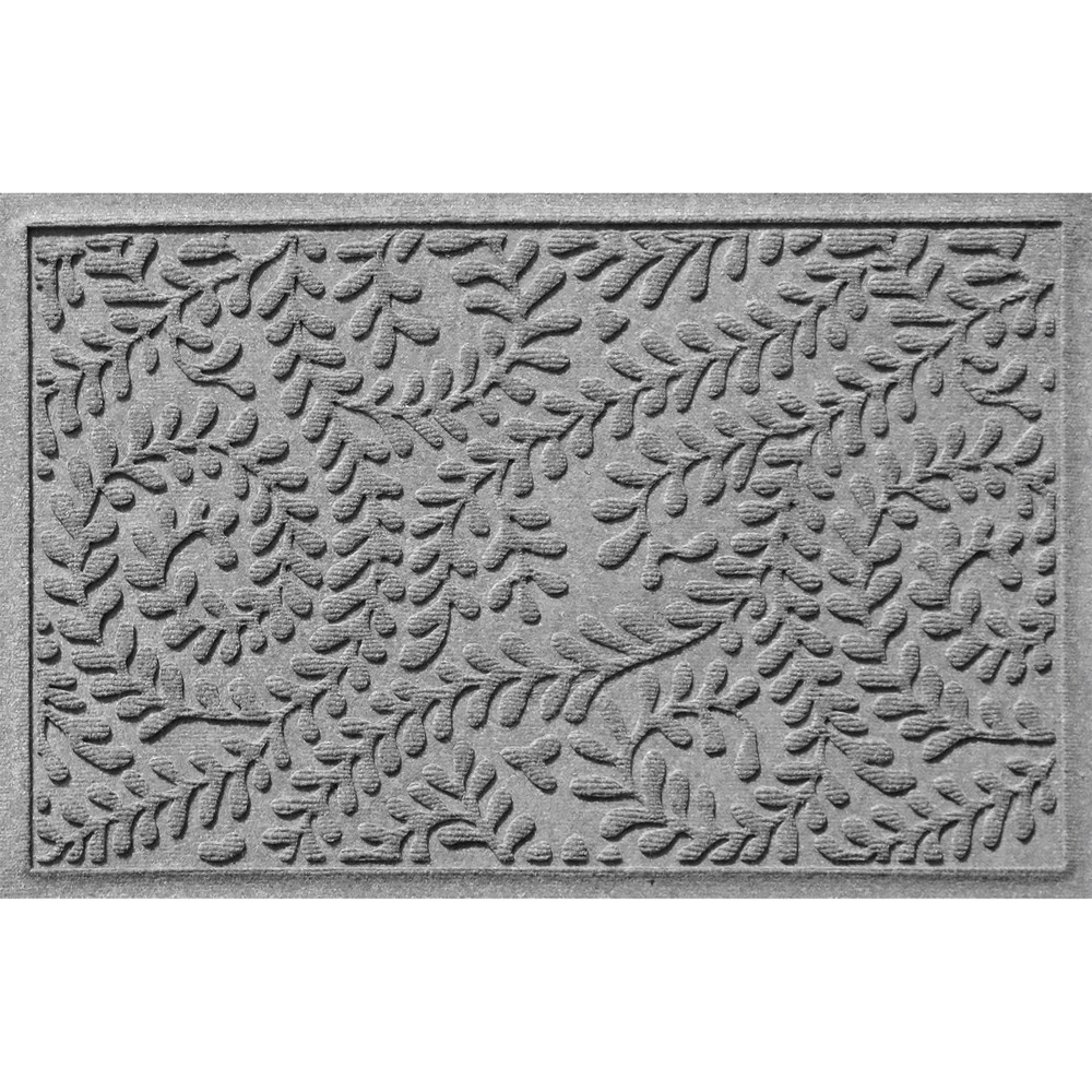 Photos - Doormat Bungalow Flooring WaterHog 2'x3' Boxwood Indoor/Outdoor  Medium Gray 