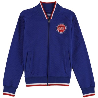G-III Sports Womens Detroit Pistons Bomber Jacket