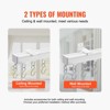 VEVOR Ceiling Curtain Track Set, 8.9 FT/2.7 Meter, Sliding Ceiling Track System for Curtains, Room Divider Curtain Track Ceiling/Wall Mounted, White - 3 of 4
