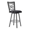 Armen Living Fargo Barstool Brown - 4 of 4