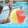 Joyfy 4 Pcs Skip Water Balls Set, Splash Water Bouncing Balls with Mesh Bag, Beach Toys, Pool Toys, Beach Games for Kids and Family Summer Fun - 2 of 4