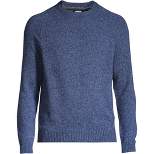Lands' End Men's Long Sleeve Lambswool Crewneck Sweater