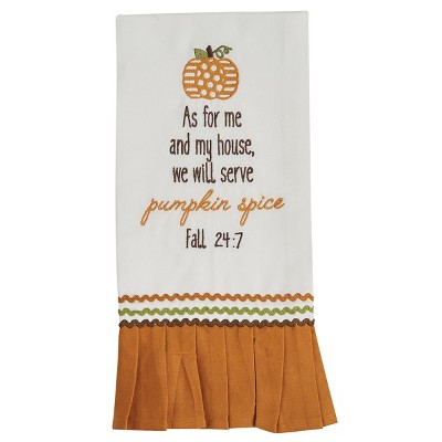 Split P Pumpkin Spice Decorative Dishtowel Set of 2