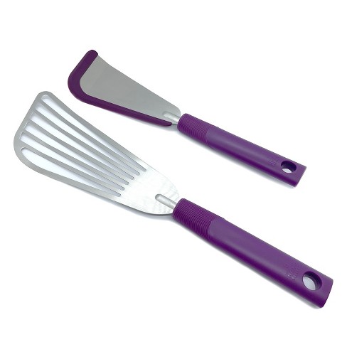 Zulay Kitchen Silicone Spatula Set with Durable Stainless Steel Core -  Purple, 4 - Fry's Food Stores