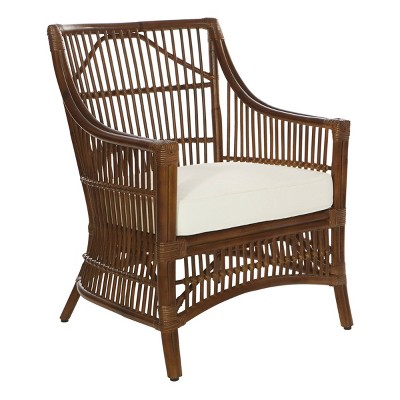 Maui Chair Cream Cushion and Rattan Frame - OSP Home Furnishings
