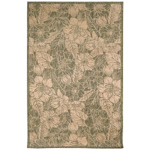 Liora Manne Carmel  Indoor/Outdoor Rug  Green.. - 1 of 4
