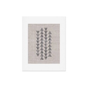 16"x20" Holli Zollinger French Tri Arrow Art Print Unframed Wall Poster Gray - Deny Designs - 1 of 4