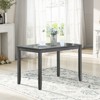 Vynxaria Elegant Walnut Rectangular Dining Table for Small Spaces ¨C Seats 4 - 2 of 4