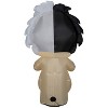 Gemmy Halloween Inflatable Cruella de Vil with Banner, 5 ft Tall, Multi - 3 of 4