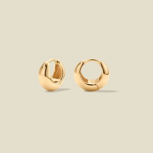 Made By Mary | Gloss Huggie Hoop Earrings - 1 of 4