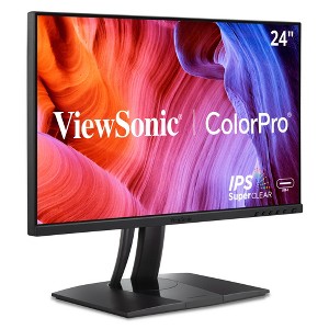 ViewSonic VP2456A 24 Inch 1080p IPS Monitor with Advanced Ergonomics, ColorPro 100% sRGB Rec 709, Pantone Validated, 14-bit 3D LUT, 120Hz, USB, HDMI, - 1 of 4