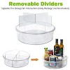 LunaLulinlk 2 Pack Lazy Susan Organizer Turntable for Cabinet, Rotating Condiment Organizer for Kitchen Pantry Organizers and Storage - 2 of 4