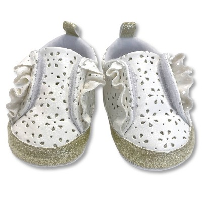 Baby Crib Shoes - Cat & Jack™ White 0-3M