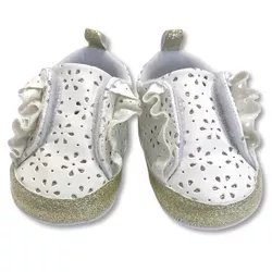 Baby Crib Shoes - Cat & Jack™ White