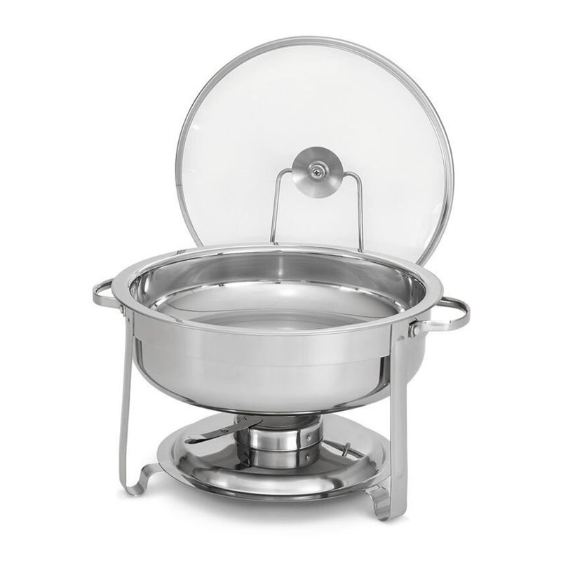 Gibson Home Langston 4 Piece 4.5 Quart Round Chafing Dish, 5 of 8