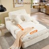 Dolonm 75" Deep Seat Lazy Sofa,Corduroy Sleeper Sofa Bed & Cloud Lounge Chair,High-Resilience Sponge,4 Pillows,for Living Room/Office - 2 of 4