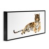 Stupell Industries Tiger Resting Orange Ink Watercolor, 30" x 13" - 3 of 4