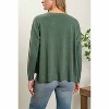August Sky Women's Rib Lightweight Pullover Sweater - 2 of 4
