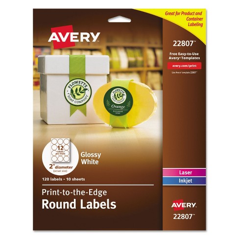 Avery Label Stars Small Gold Pack Of 90