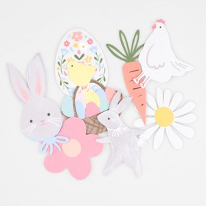 Meri Meri Easter Themed Shaped Stickers (Pack of 25) - 1 of 4