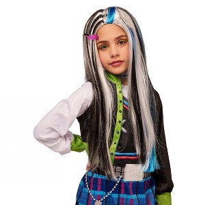 InSpirit Designs Monster High Frankie Stein Child Costume Wig - 1 of 3