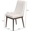 Mid-Century Modern Dining Chair (Set of 2) For Living Room Bedroom Outdoor Lounge - 4 of 4