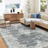 Washable Vintage Printed Rug Non Slip Low Pile Rug Soft Throw Floor Cover Foldable Indoor Carpet for Living Room Bedroom Playroom Nursery - 2 of 4