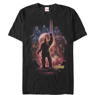 Men's Marvel Avengers: Infinity War Thanos Destruction T-shirt - Black 