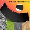 Yard Drag Sled, 47'' x 110'', 2500Lbs Heavy Duty Utility Sled, 1/8" HDPE Drag Glider with Ropes & Pull Cable - 4 of 4