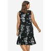 ellos Plus Size Sleeveless Knit Fit And Flare Knit Dress - 3 of 4