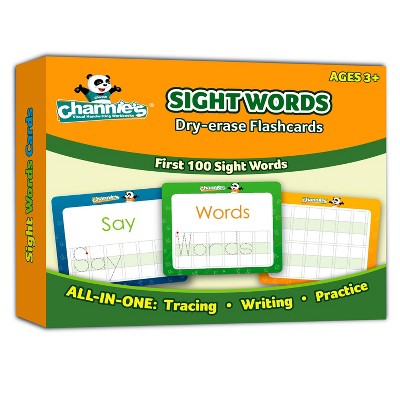 Channie's Dry Erase Sight Words Flash Card