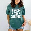 Simply Sage Market Women's Born To Shine Stars Short Sleeve Garment Dyed Tee - 2 of 4