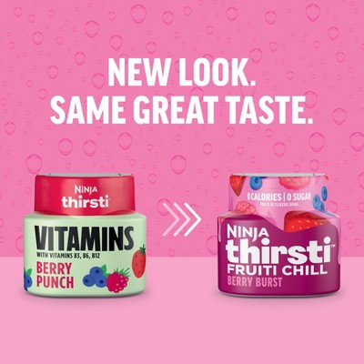 Ninja Thirsti FRUITI CHILL Berry Burst Flavored Water Drops
