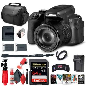Canon PowerShot SX70 HS Digital Camera (3071C001) + 64GB Card Starter Bundle