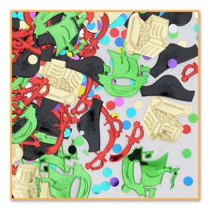 Beistle Pirate Party Confetti, 4 bags of .5 oz each (4/Pkg) Multicolored - 1 of 1