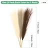 Unique Bargains Dried Plants Artificial Durable Small Fluffy Pampas Grass 7 Branches for Home, Office 17.7 Inch - 3 of 4