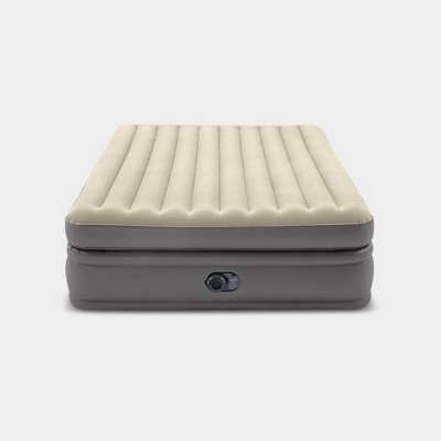 Air mattress with outlet headboard