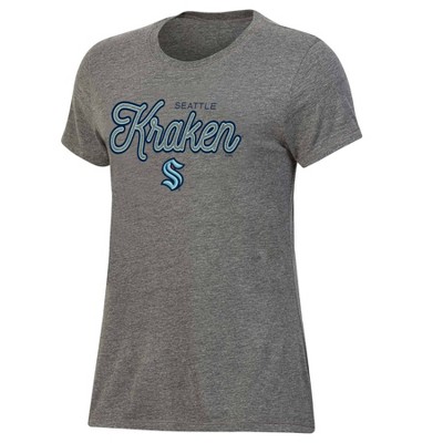 NHL Seattle Kraken Women's Gray Fashion T-Shirt