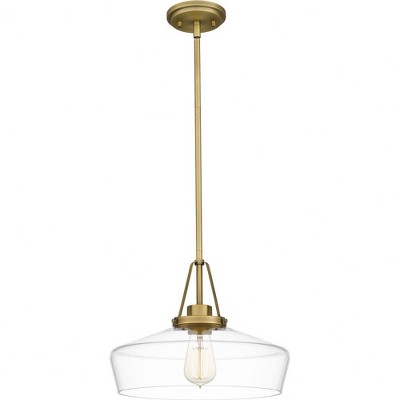 Quoizel Lighting Haven 1 - Light Pendant in  Aged Brass